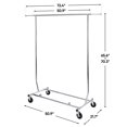 thumbnail image 2 of SSyao Heavy Duty Clothing Rack Rolling Collapsible Clothes Garment Rack Stand W/Wheels, 2 of 15