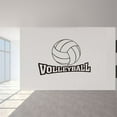 thumbnail image 4 of sdhkgrrt under $5 Volleyball Wall Decal, Volleyball Wall Sticker, Sports Theme Vinyl Decal, Removable Decor for Room, for Bedroom Game Room, Easy Peel and Stick Application, 4 of 6