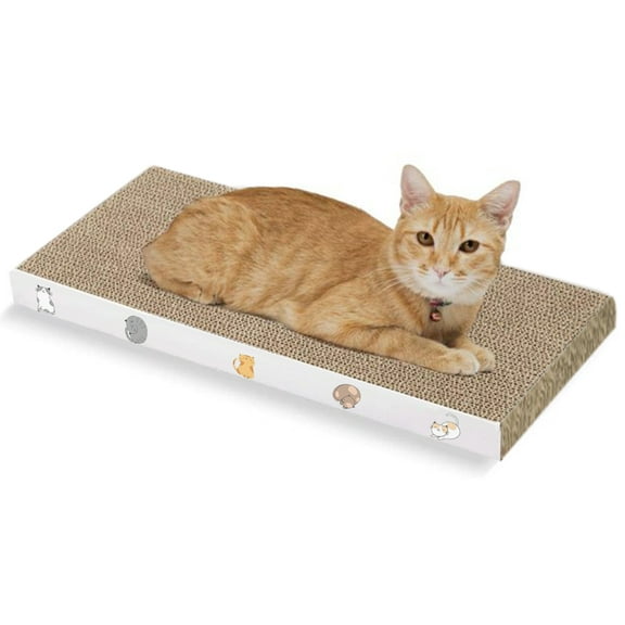 winkeep Cat Scratching Pad Durable Corrugated Cardboard with Catnip