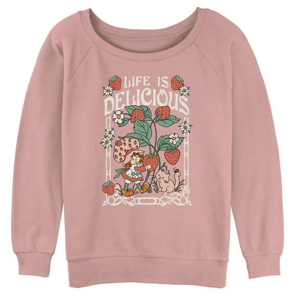 Junior's Strawberry Shortcake Life is Delicious Sweatshirt