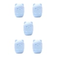 thumbnail image 3 of xinxixnxx Organize And Cat Shaped Sponges Silicone Cat Makeup Sponges Storage Box light blue 5Set, 3 of 6