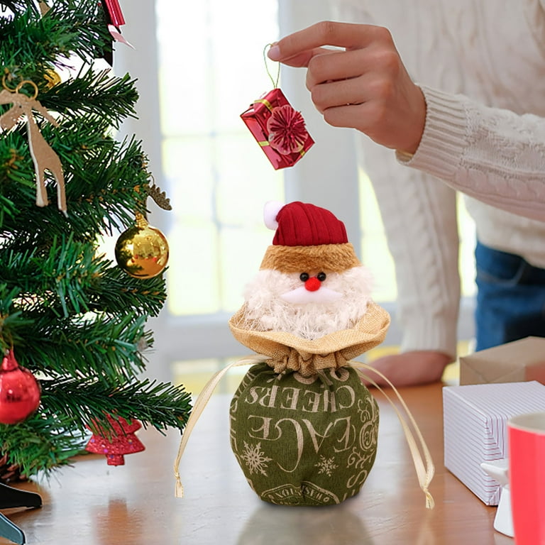 Vikakiooze Christmas Decoration Gift Bag Christmas Candy Bag with