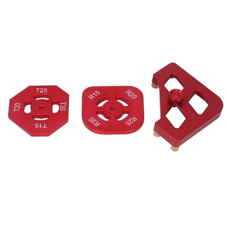 

Router Template Durable Corner Jig Set Red For Table