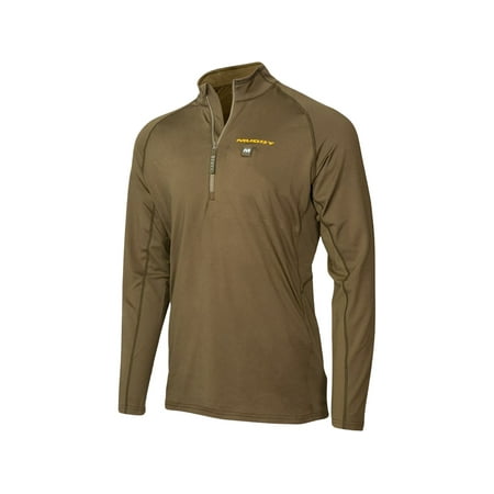 Muddy Outdoors Men s Nucleus Heated Base Layer Shirt Brown Clay 2XL