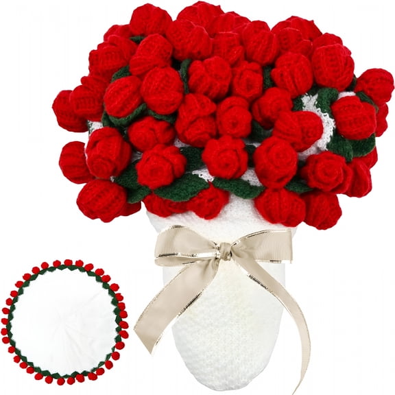 AUQ 2026 New Bouquet Blanket 3D Rose Flower Blanket,Ultra-Soft & Breathable Throw Blanket,Handmade Romantic Gift for Birthday,Wedding,Home Decor for Bed,Couch,(Small)