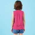 thumbnail image 4 of Antinious Toddler Girls Summer Lightweight Sleeveless Button Casual Camisoles Tank Top, 4 of 5