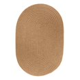 thumbnail image 1 of Rhody Rug S114R048X048 Solid 4' Round Wool Rug Taupe, 1 of 1