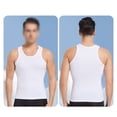 thumbnail image 2 of Lefu Men Summer Cotton Body Shaper Vest Slimming Tummy Control Tight Sports Tank Tops, 2 of 9