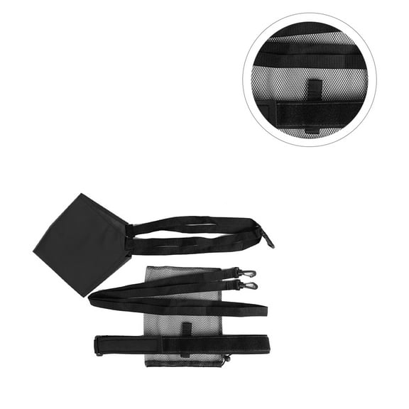 GOOHOCHY 1 Set of Swim Training Resistance Belt Adjustable Swimming Drag Parachute Exerciser Leash