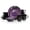Purple, variant on Sonoma 16-Piece Dinnerware Set - Serves 4, Black and Speckled Plates & Bowls Set | Microwave & Dishwasher Safe, Spinwash