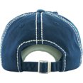 thumbnail image 4 of Military Rank Vintage Distressed Dad Hat Washed Baseball Cap, 4 of 5