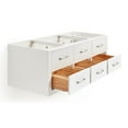 thumbnail image 6 of Ariel W054s-Bc Hutton 54" Single Wall Mounted Vanity Cabinet Only - White, 6 of 7