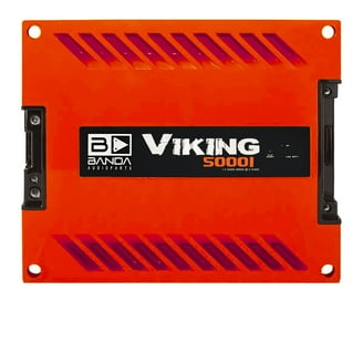 500 W Amp Car Banda Viking 5002 Amplifier - 5000W RMS 1-Channel