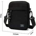 thumbnail image 4 of Cell Phone Shoulder Bag Men, Crossbody Cell Phone Sling Bags Men, Vertical Mobile Phone Crossbody Purse Holster Zipper Pocket, 4 of 8