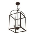 thumbnail image 2 of 4042-01 Livex Lighting Milford - 4 Light Chain Lantern in Farmhouse Style - 12.75 Inches wide by 25 Inches high-Antique Brass Finish    -Traditional, 2 of 7