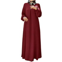 Muslim Womens Jilbab Plus Size Islamic Ramadan Abaya Dress One Piece Prayer Garment Abaya Dubai Islam Robe Caftan