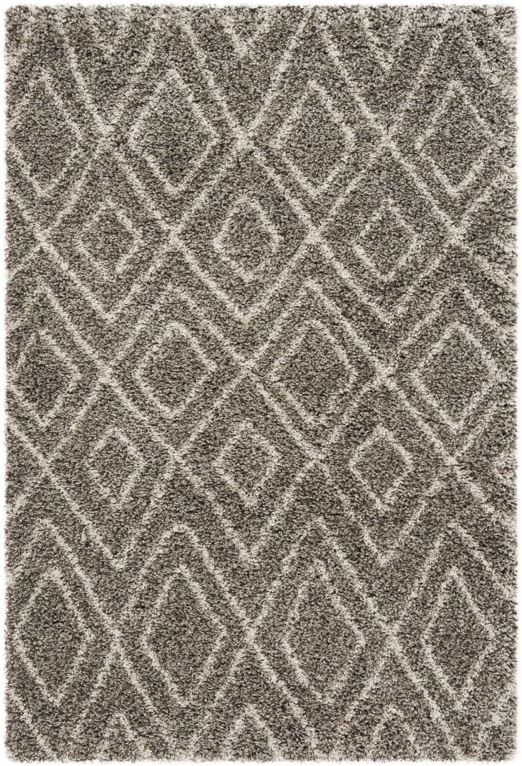 SAFAVIEH Hudson Augustine Tapis Géométrique Diamants Shag