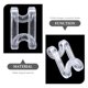 thumbnail image 3 of FELTECHELECTR 60Ud Transparentes Para Con Espaciador Perfecto Para Closet, 3 of 8