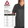 thumbnail image 3 of Reebok Women's Scrubs Short Sleeve Scrub Top, 1 Pack, Sizes S - 3XL, 3 of 12