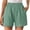 Mint Green, variant on UAMVSH Women Casual Shorts Comfy Elastic High Waist Shorts Summer Vintage Solid Short Pants with Pockets
