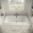 thumbnail image 3 of Streamline N-4140-715-BL 66 in. x 34 in. Acrylic Soaking Drop-In Bathtub in Glossy White, With External Drain in Matte Black, 3 of 12