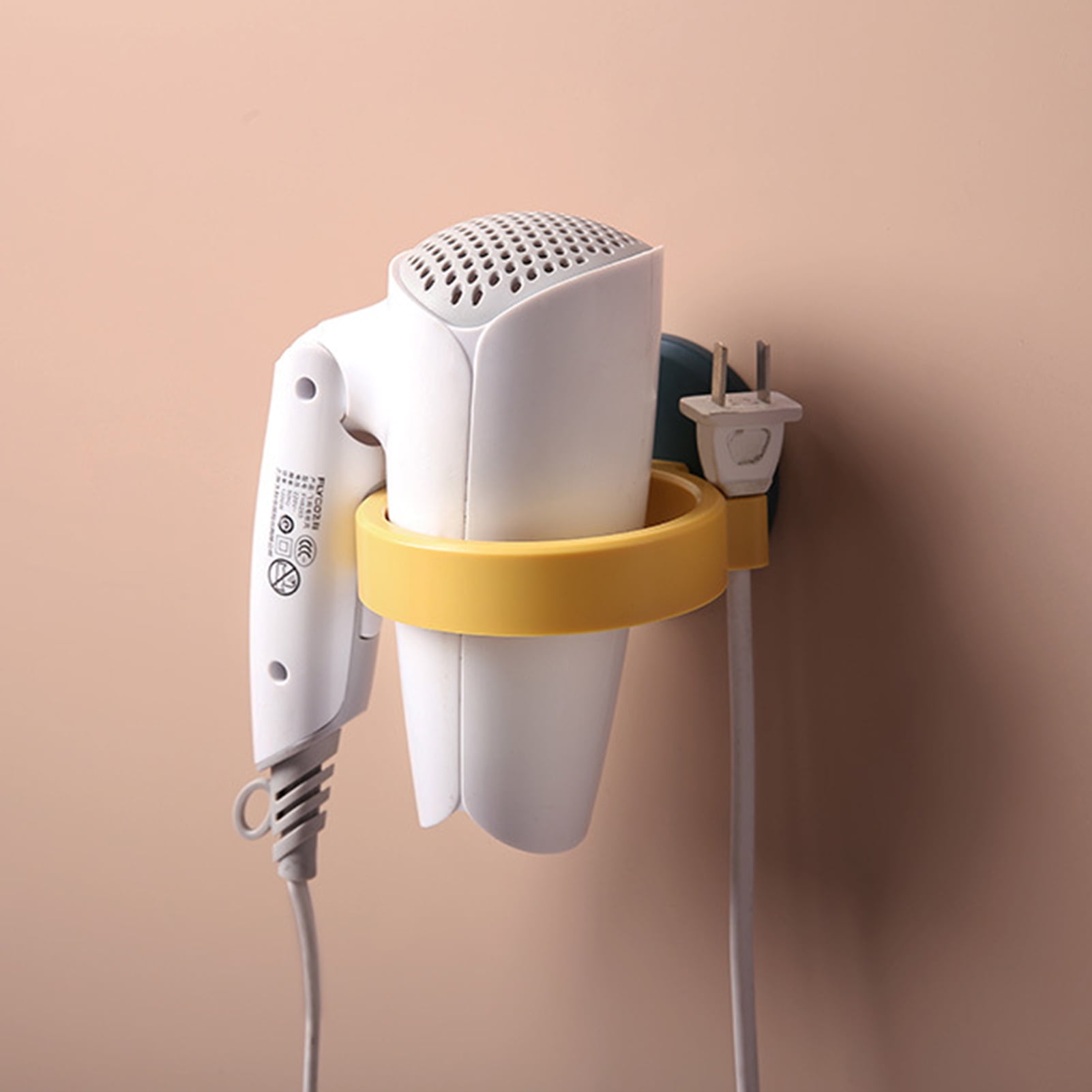 Ecomeon Hair Dryer Holder Wall Mounted Punch Free Hair Dryer Rack For Beauty Salon Home Use Hair Dryer Hanger Hair Dryer Wall Holder Walmart