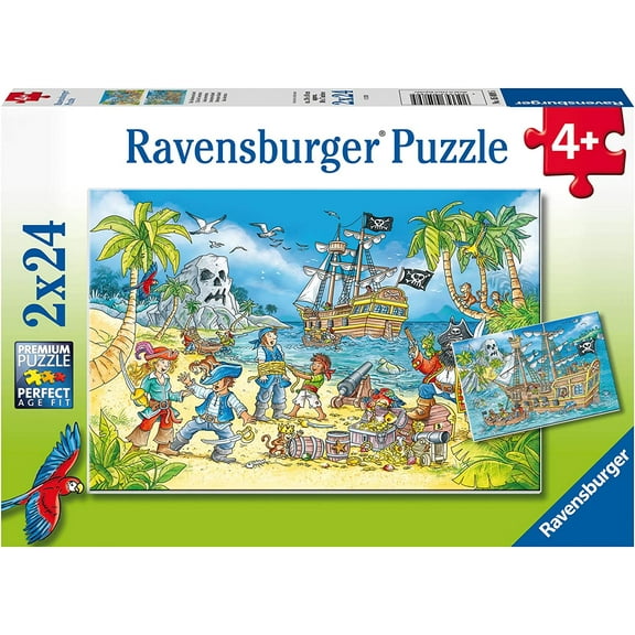 Ravensburger 2x24 Piece Puzzle Adventure Island 050895