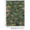 thumbnail image 2 of FREE SHIPPING!!! Dinosaur Bones Design 100% Cotton Quilting Fabric for DIY Projects by the Yard (Army Green, Melon, Navy), 2 of 2