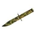 thumbnail image 2 of 8.5" Defender Xtreme Light Brown Woodland Camo Survival Knife with Sheath, 2 of 3