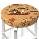 thumbnail image 3 of Disketp Brown Mushrooms Funda Redonda para Taburete, Funda de Cojín para Silla de Bar Suave y Elástica-14 inch, 3 of 7