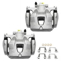 Aurogenix Front Driver& Passenger Brake Calipers with Bracket Fit 1997-2001 Toyota Camry, 1998-2004 Toyota Avalon, 1999-2003 Toyota Solara, 19-B1974 & 19-B1975