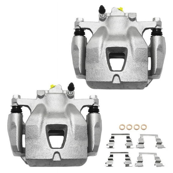 Aurogenix Front Driver& Passenger Brake Calipers with Bracket Fit 1997-2001 Toyota Camry, 1998-2004 Toyota Avalon, 1999-2003 Toyota Solara, 19-B1974 & 19-B1975