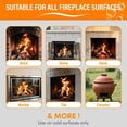 thumbnail image 7 of Fireplace Gel Cleaner Set Fireplace Soot Remover with Scrub Brush for Brick, Stone, Rock, Tile, and Marble, Nonabrasive Fireplace Cleaner, Gentle Formula Brick & Glass Cleaner 16 FL OZ, 7 of 7