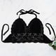 thumbnail image 3 of European and American Style Bikini Crochet Knit Bikini Wrap-around Women Sexy Versatile Hot Spring Split Swimsuit (Black Size S), 3 of 3