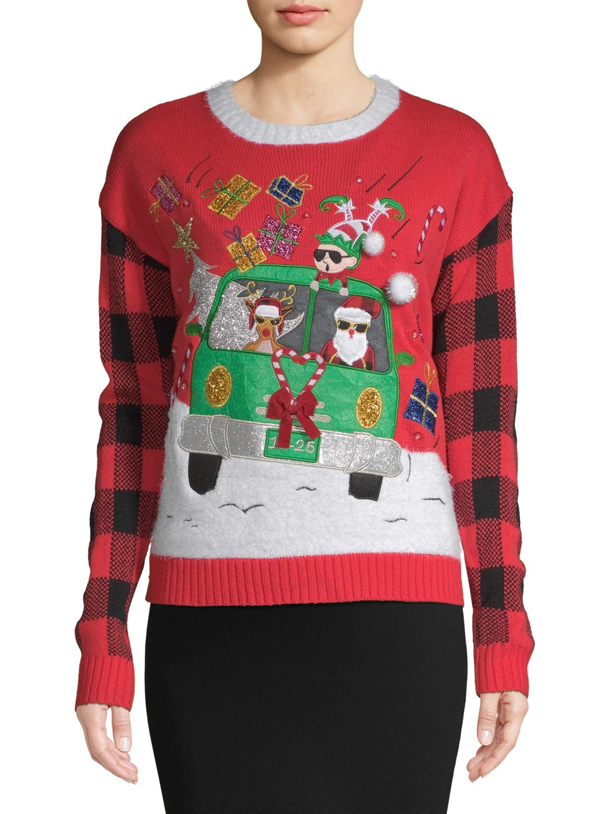 walmart boston terrier christmas sweater