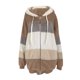 thumbnail image 5 of Pntutb Mujer Plus Tamaño Invierno Cálido Felpa Suelta Cremallera Chaqueta Con Capucha Abrigo Pntutb Pntutb-1721, 5 of 7
