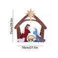 thumbnail image 1 of Agiferg Holy Night Outdoor Christmas Nativity Set, 1 of 2