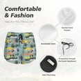 thumbnail image 6 of Haiem Hawaiian Style Women's 2 in 1 Running Shorts - Lightweight Athletic Workout Gym Yoga Breathable Sports Shorts Liner with Phone Pockets-, 6 of 9