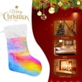 thumbnail image 4 of Coolnut Christmas Stockings 17 inch 2Pack Rainbow Pastel Galaxy Xmas Stockings Fireplace Hanging Socks for Kids Family Christmas Decoration Holiday Gift Decor, 4 of 6