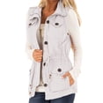 thumbnail image 2 of Langwyqu Women's Casual Vest Lightweight Sleeveless Drawstring Jackets, 2 of 5