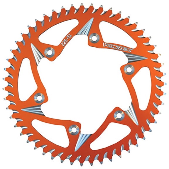 Vortex 520 Aluminum Rear Sprocket 52 Tooth Orange Compatible With Gas Gas MC 450F 2021