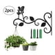 thumbnail image 3 of Paquete de dos ganchos para plantas, soporte para plantas colgantes, colgador de pared para plantas de hierro para maceta, colgador para comedero de Hada de pie de shamjiam ganchos para colgar en la pared, 3 of 7