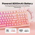 thumbnail image 4 of Teclado Gaming MechLands Aula F99 96% inalámbrico con 8000 mAh, 4 of 8