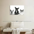 thumbnail image 2 of Elephant Stock Wonderful Pets Wall Art - Horizontal Canvas Wall Art - Living Room Wall Decor - Animal Canvas - White And Black Decor - 30" x 20", 2 of 4