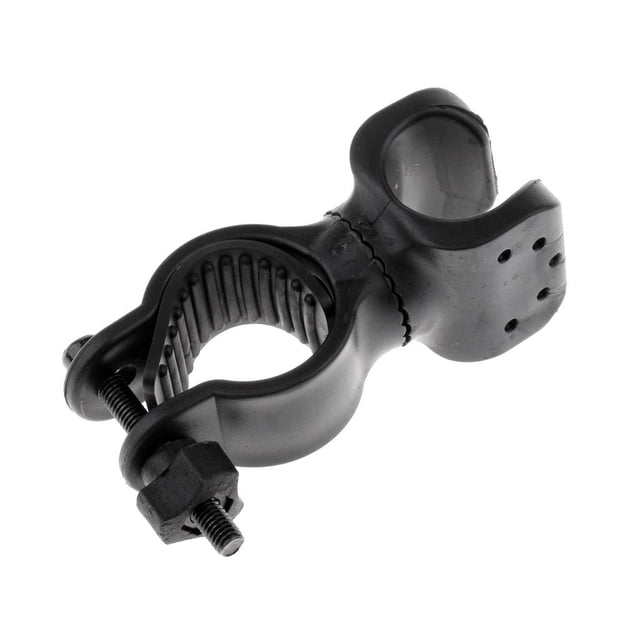 Linterna DYNWAVEMX Rotación de 360 grados universal LED Antorcha Montaje de Abrazadera de Sostenedor de Soporte Negro
