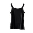 thumbnail image 2 of Xunlbb Tops for Women Under $5 Women's Summer Large Casual Fashion Solid Color Round Neck Top Tank Top Sleeveless Tops for Women Under $5 M-2XL, 2 of 6