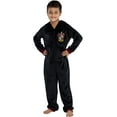 thumbnail image 5 of Harry Potter Kids' Hooded One-Piece Hogwarts Houses Pajama Union Suit - Ravenclaw Hufflepuff Slytherin Gryffindor, 5 of 7