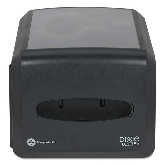 Georgia-Pacific 54510A Dixie Ultra 500-Napkin Capacity Countertop Interfold Napkin Dispenser - Black