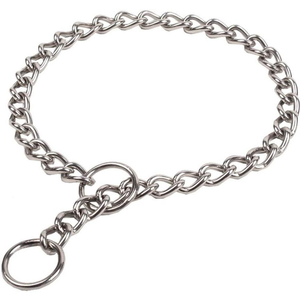 Chain Dog Training Choke Collar, 24 in, 4 mm