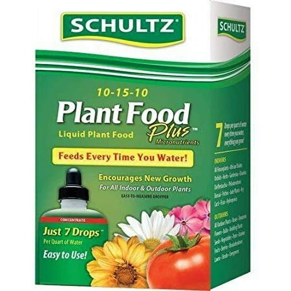 Schultz SPF45170 Purpose Liquid Plant Food 10-15-10, 8 oz. Universal
